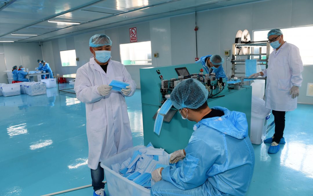 Producing & Quality Test Disposable Surgical Face Mask